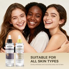 Shot White Black Rice Exfoliant 80ml Ampoule Face Body Scrub Dead Skin Peel