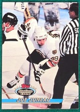 Joe Juneau - 1993-94 Topps Stadium Club #202 - Boston Bruins Hockey Card