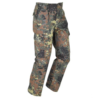 Mil-Tec Pantalon Cargo Style Armée Allemande Homme Camouflage Flecktarn - Photo 1/4