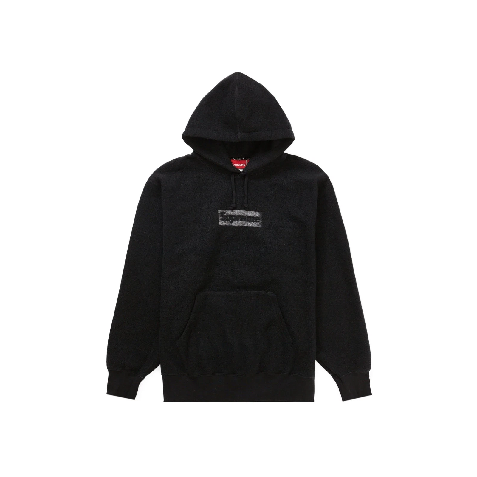 Sweat à capuche noir avec logo Supreme Inside Out Box