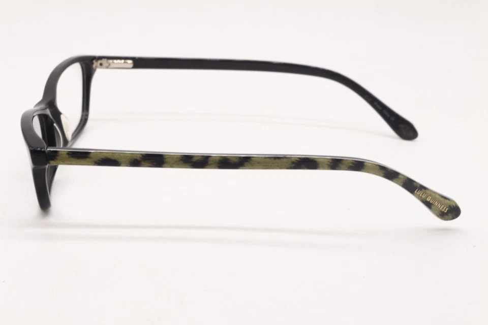NUEVAS GAFAS DE DISEÑADOR AUTÉNTICAS MANCHAS NEGRAS LULU GUINNESS L885 52-16 Foto 3 de 4