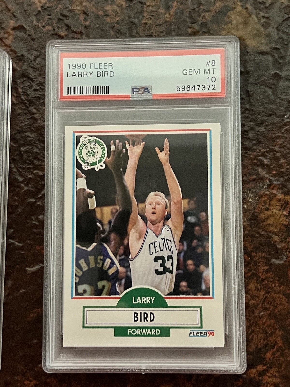 PSA 10 GEM MINT 1990 FLEER LARRY BIRD HOF BOSTON CELTICS