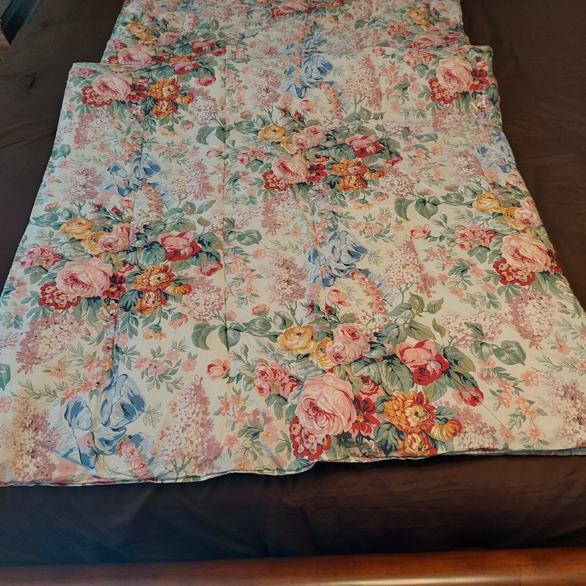 Ralph Lauren コンフォーターカバー Allison フローラ 花柄 Vintage RALPH LAUREN COMFORTER ALLISON FLORAL Full / Queen
