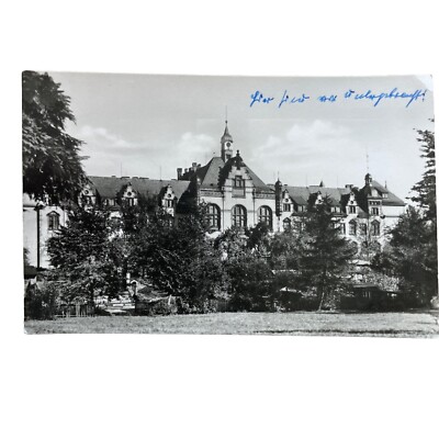 Postkarte AK Frankenberg Sachsen Verwaltungsschule Eder Waldeck Ansichtskarte