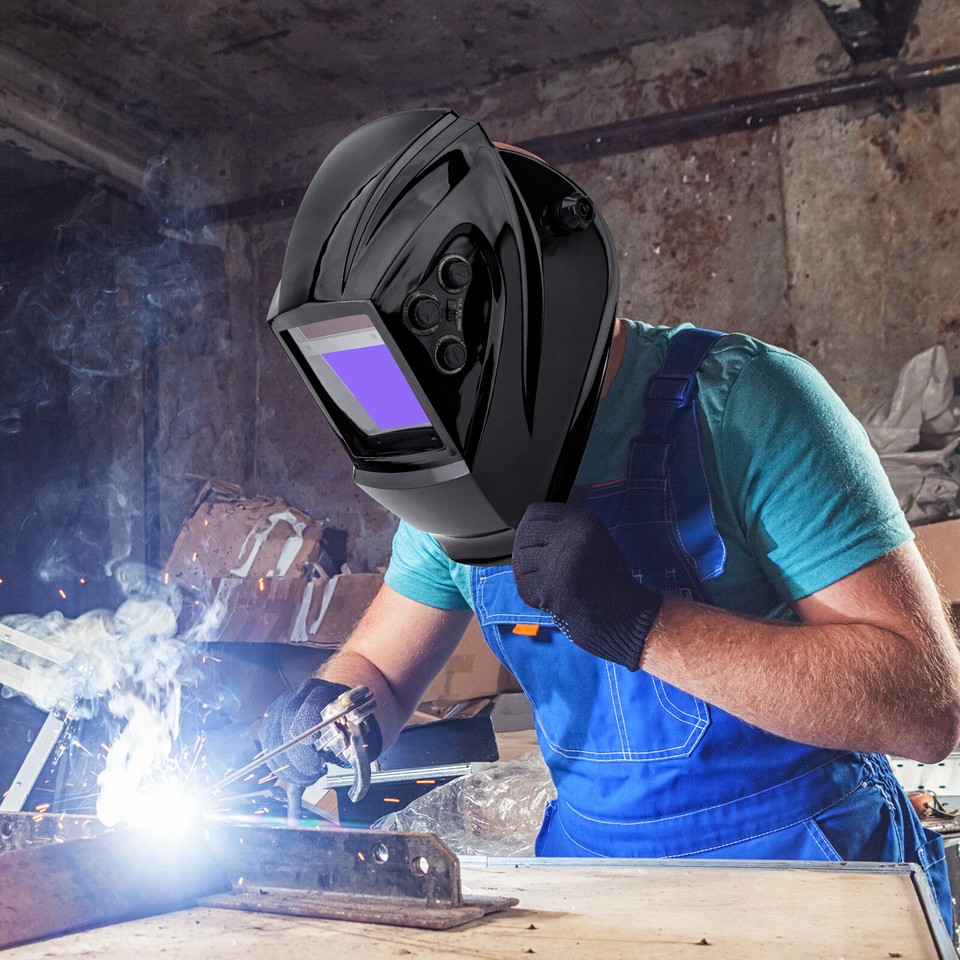 True Color Extra Large View Welding Helmet Auto Darkening Welder Helmet