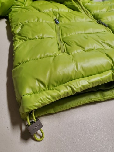 GUESS Women's Puffer Hooded Jacket Lined, Insulated, Pockets Size M NWT Lime - Picture 16 of 23