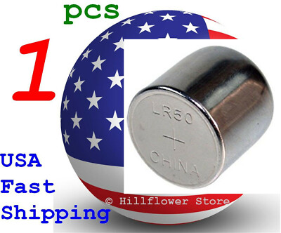 1 pcs X LR50 A1PX 1100A E1N XX PX1A Bulk 1.5V 0% Hg Top Alkaline Battery