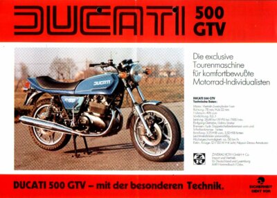 Ducati 350-500 GTV Prospekt