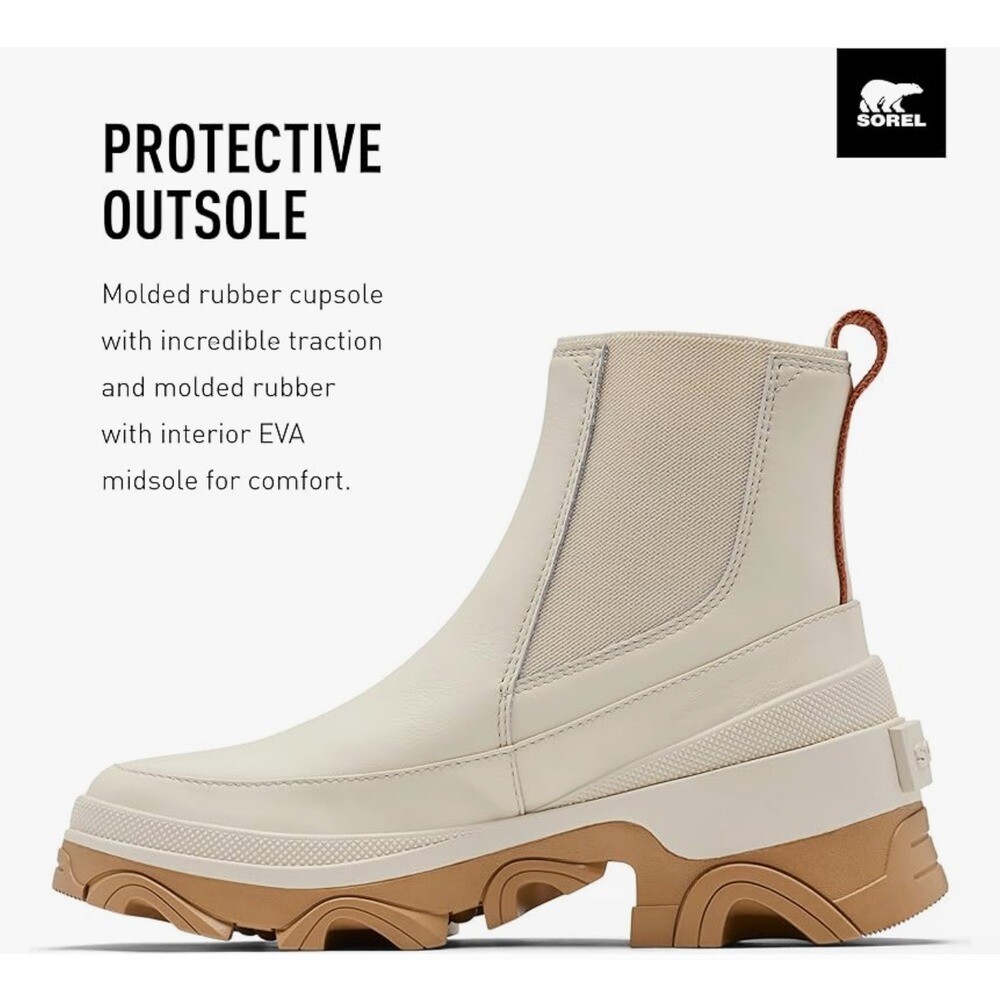 SAOLA Sorel Stivaletti Chelsea Impermeabili Suola Lug Pull On Donna 12