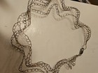 Hand Crocheted 3-string Sterling Wire Choker / Necklace 18"