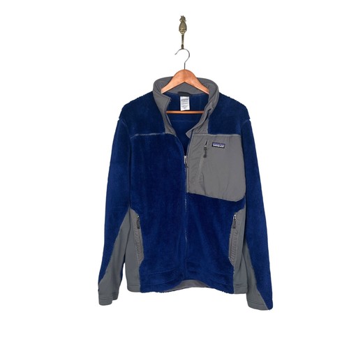 Patagonia R3 Hi Loft Regulator Fleece Blue Ful Zip Polartec Jacket Mens ...