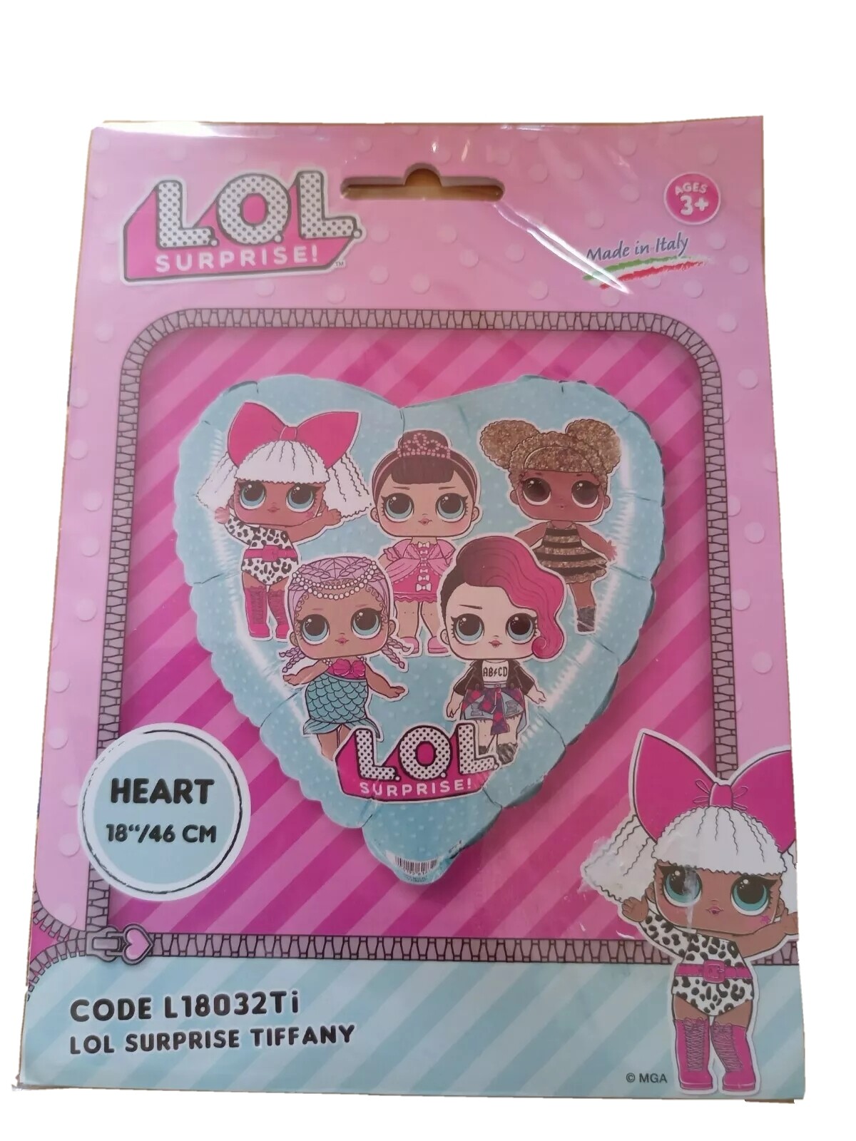Palloncino a cuore Lol Surprise 46 cm.