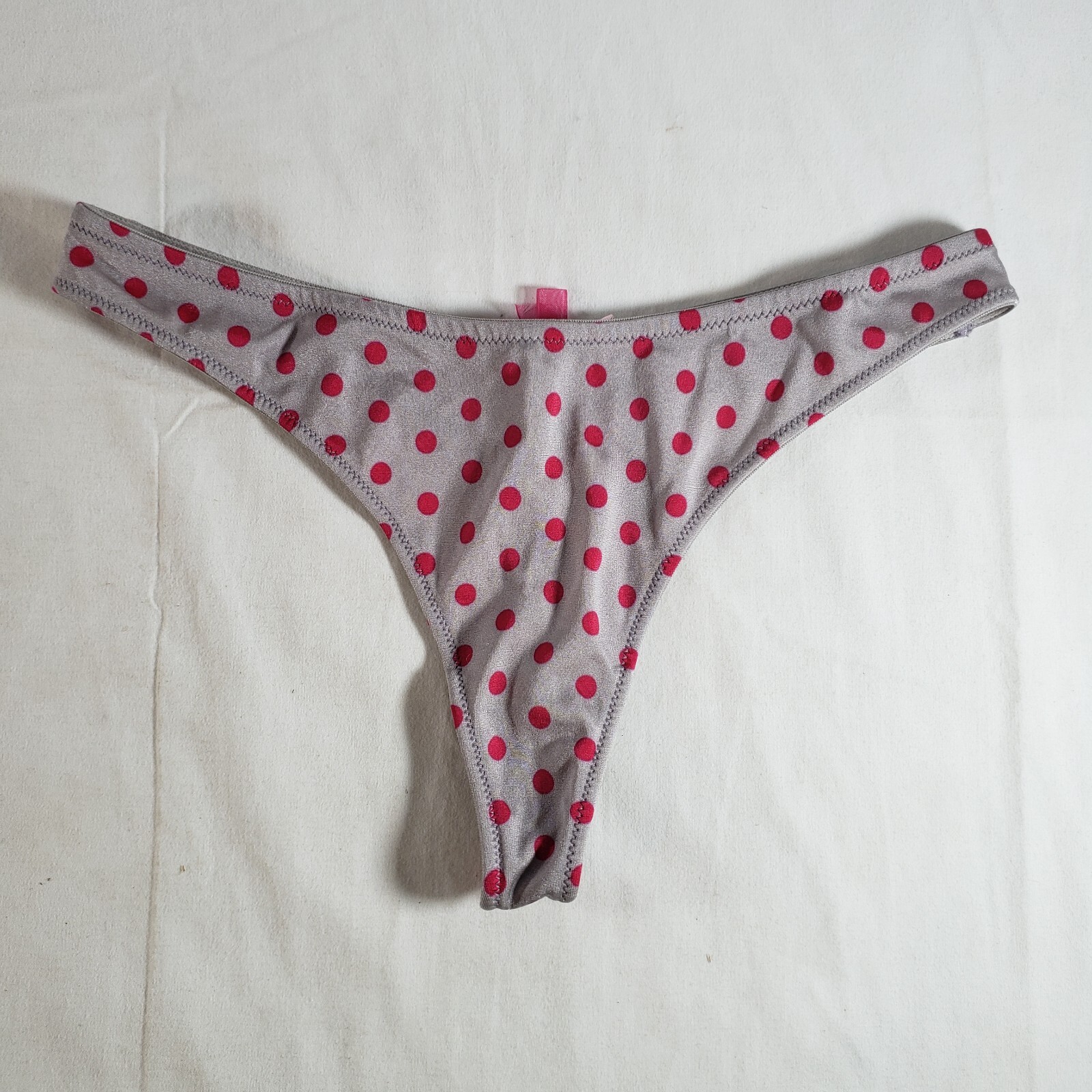 Victoria's Secret Sexy Little Things Satin Keyhole Thong Small Pink