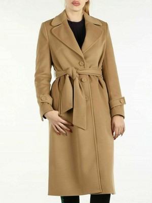 Cappotto Elegante Donna lungo Giacca Hanita CIntura removibile Giubbino in  panno | eBay