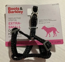NIP Boots & Barkley - Extra Small XS Adjustable Step-In Reflective Dog Harness