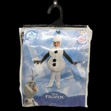 Disney Frozen Olaf Child Costume Deluxe Disguise Toddler Large 4-6 NEW