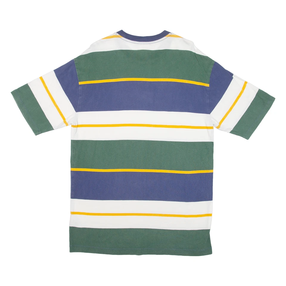 Camiseta masculina listrada verde GUESS P - Imagem 3 de 4