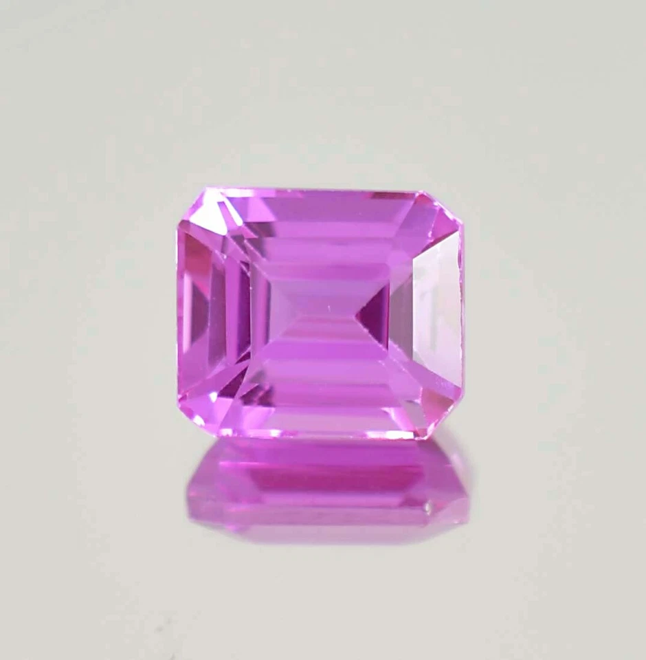 5.10 Karat AAA Natürlich Makellos Ceylon Rosa Saphir Strahlender Schnitt Locker - Bild 2 von 4