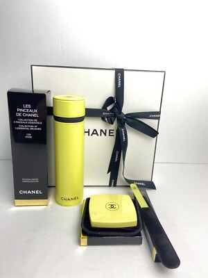NEW Chanel Limited Edition Make Up Brush Set/Mirror/Nail File with