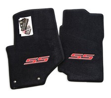 2007-2009 Chevrolet Trailblazer Ss Floor Mats Red Gm Logos Premium 32oz Upgrade