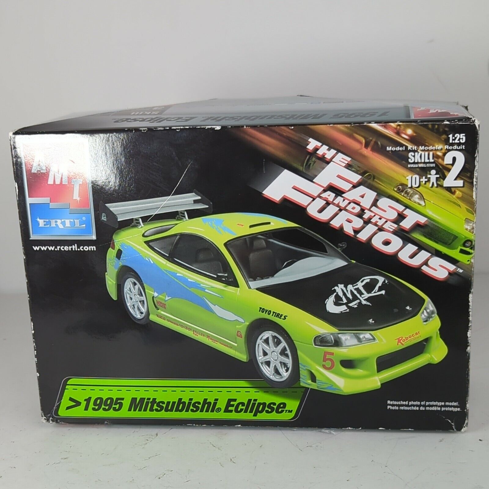 The Fast & The Furious 1995 Mitsubishi Eclipse Model New Open Box sealed bags