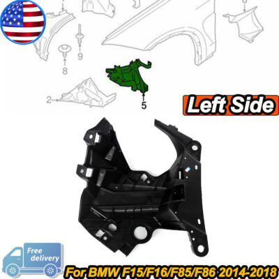 Front Left Side Fender Mount Bracket Support 51647294543 For BMW
