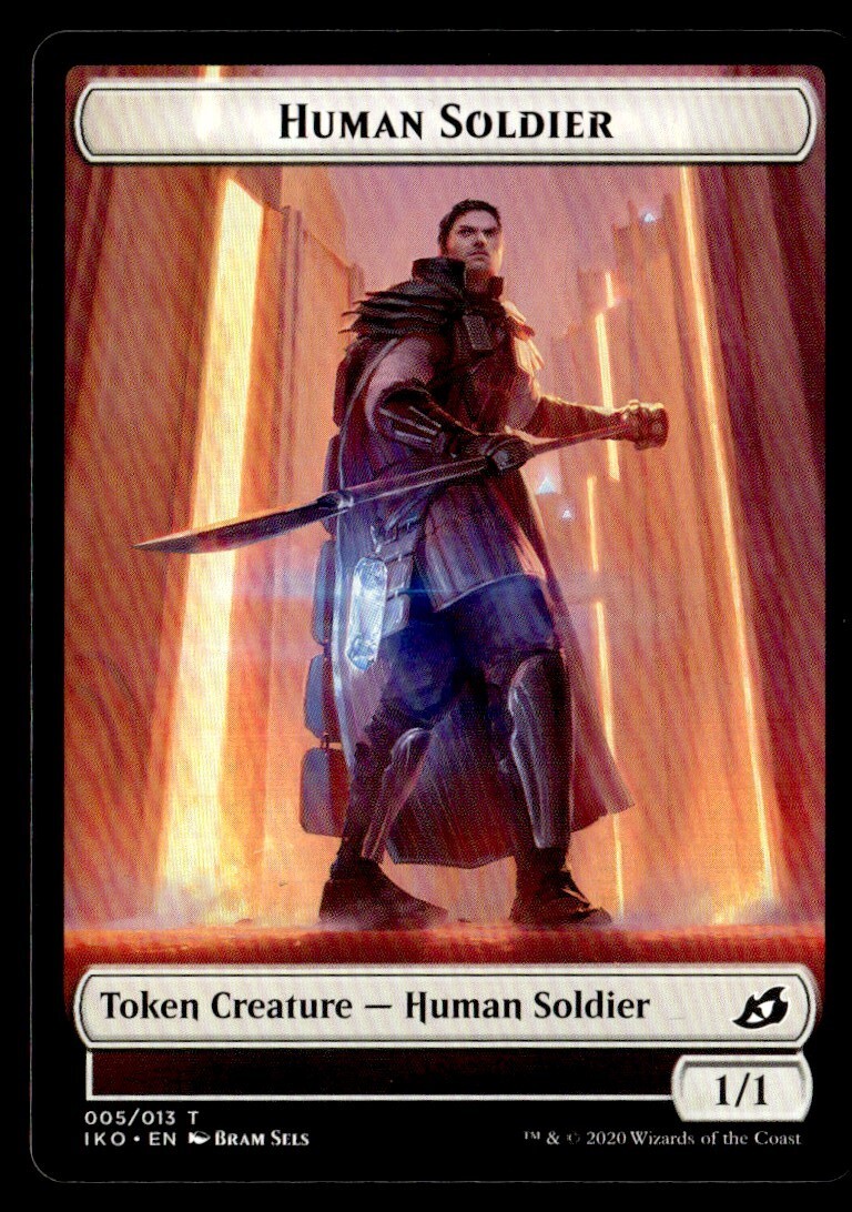 2020 Double Masters Tokens Human Soldier Token/Common #5