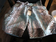 NWT  55 TASSO ELBA BOARD SHORTS BATHING SWIM SHORTS TRUNKS HAWAIIN MEDIUM