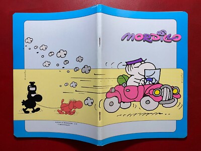 MORDILLO school notebook A5 squares Mondadori (1985) vintage copybook