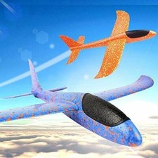 Children Foam Glider Launcher Hand Throw Colorful Kids Airplane Model Plane Toy