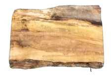 CURLY SPALTED MAPLE  SLAB TURNING CRAFTING  WOODWORKING APPROX 18x12x1.25 IN