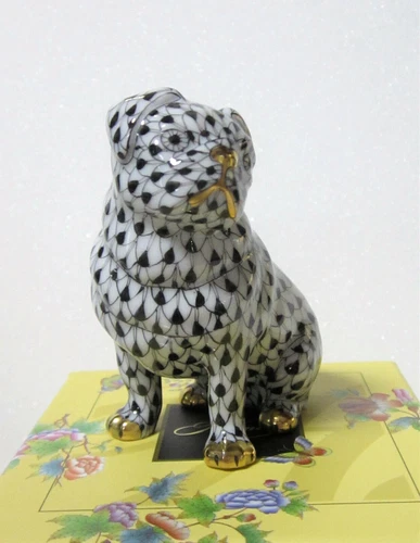 Herend Pug Figurine - Thumbnail 4