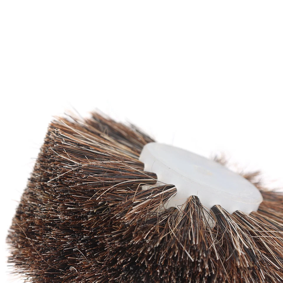 4" Horse Hair Polishing Wheel Brush Drill Buffing Abrasive Grinder Rotary Tool - Image 4 of 4