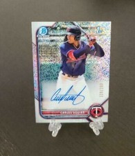 2022 Bowman Chrome 1st Autographed Card Carlos Aguiar Minnesota Twins 229/299