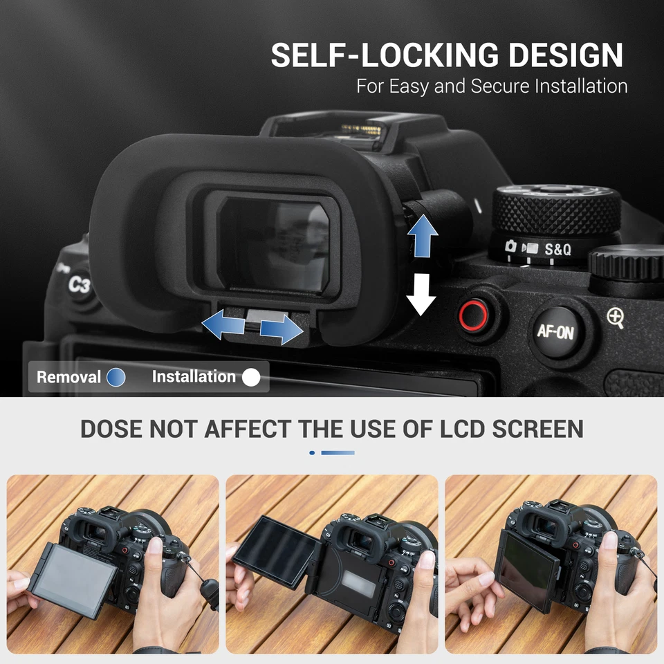 2 PIEZAS Cámara Ocular Ocular para Sony A7V A7M5 A7 V A7R V A9 III A7 IV A7S III Foto 2 de 4