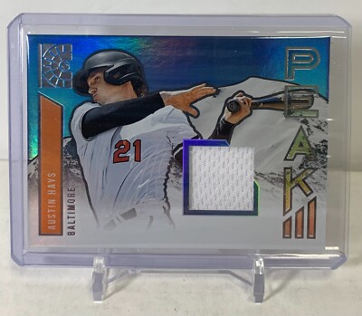 AUSTIN HAYS 2022 Capstone Baseball Peak Jersey Patch - Baltimore Orioles #PM-AH
