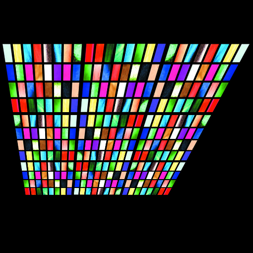 Plafond décor diffusant anti éblouissement dalle LED 60x60 cm