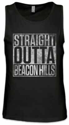 Straight Outta Beacon Hills Herren Tank Top Teen Scott Wolf McCall Allison Lobo