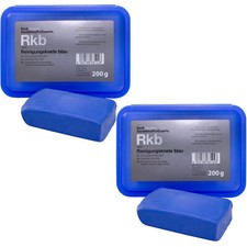 2x 200 g Koch Chemie Reinigung Reinigungsknete Lack Knete blau mild Knetmasse