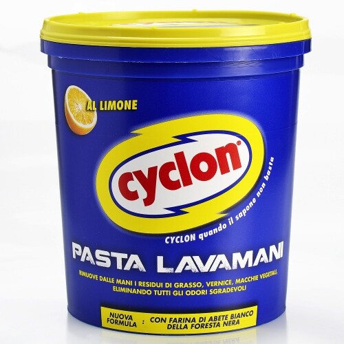 CYCLON PASTA LAVAMANI AL LIMONE PER SPORCO DIFFICILE RESIDUI DI GRASSO 112201