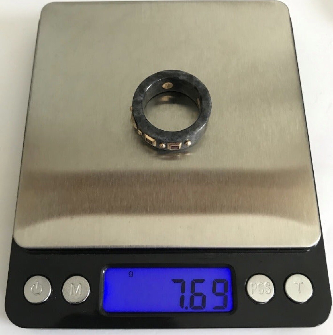 10k gold Marble and Ruby Ring - image 6