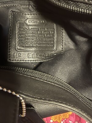 COACH Leather Black Handbag 