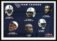 2001 Fleer Tradition Tennessee Titans Team Leaders #380 Tennessee Titans