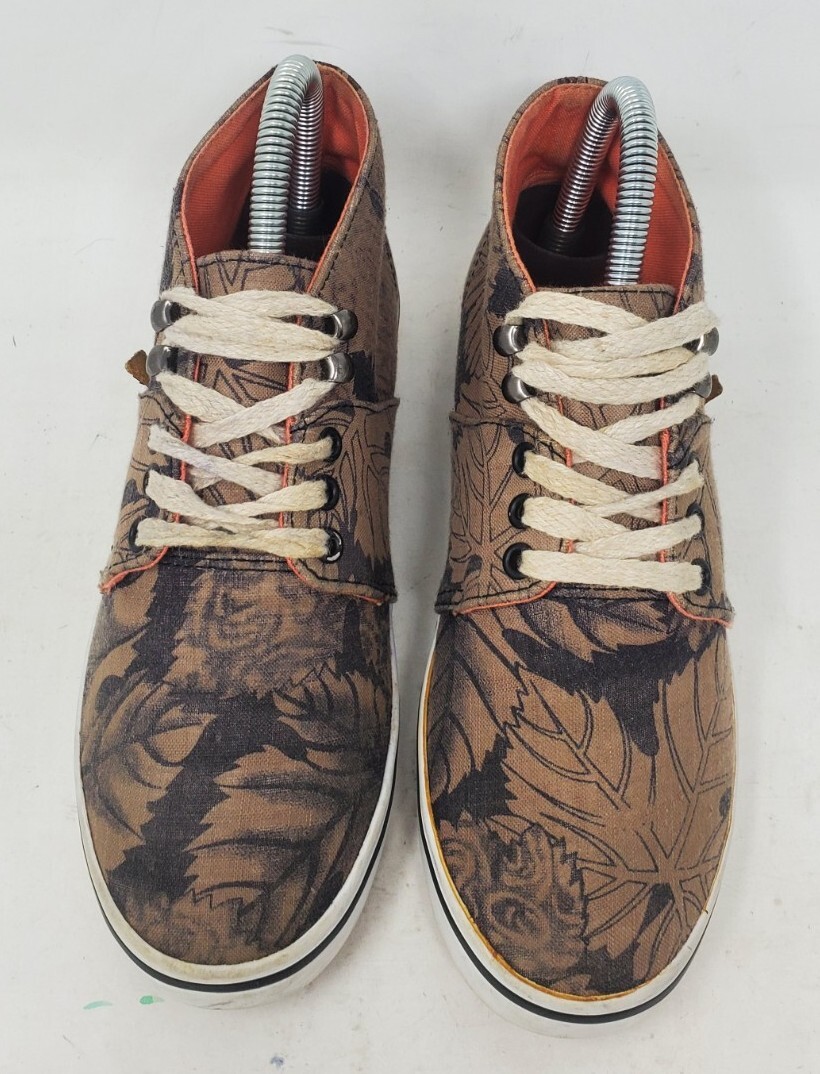 Vans Leaves Leaf Ankle Lace Up Shoes Womens 5.5 Brown Salmon VN-0SDV7K6 thumbnail 5
