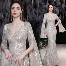 Noble Evening Formal Party Cocktail Ball Gown Prom Show Host Sexy Dress TS18892