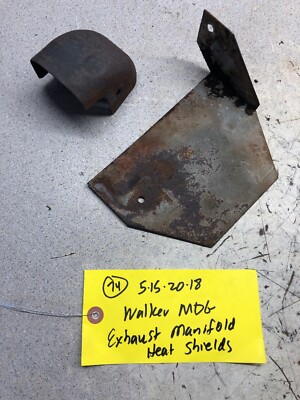 WALKER MOWER MDG Kubota WG750 Exhaust Manifold Heat Shields