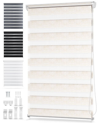 Doppelrollo Klemmfix Duo Rollo Seitenzugrollo Fenster Fensterrollo Klemmrollo