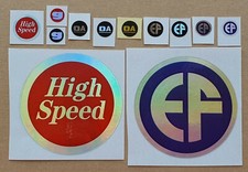 12 Rare Abu Ambassadeur 1500C 2500C NOS Japan Ebisu Olympic Mamiya Decal Sticker
