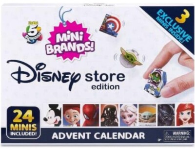 5 Surprise Mini Brands! 2022 Disney Store Edition Advent Calendar 3 Exclusive