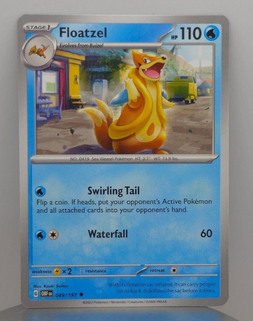 Floatzel - OBF - SV03: Obsidian Flames - 49/197 - Pokemon